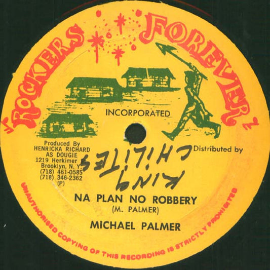Michael Palmer : Na Plan No Robbery (12")