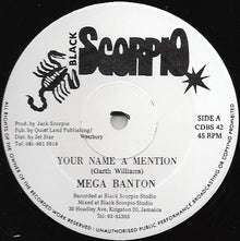 Mega Banton / Terry Ganzie & Mikey Sing : Your Name A Mention / Down Inna Yard (12")