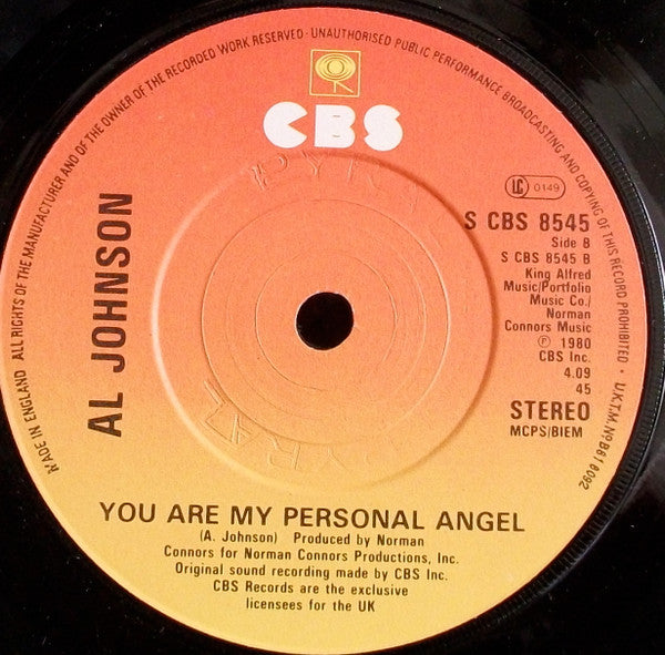 Al Johnson With Jean Carn : I'm Back For More (7")