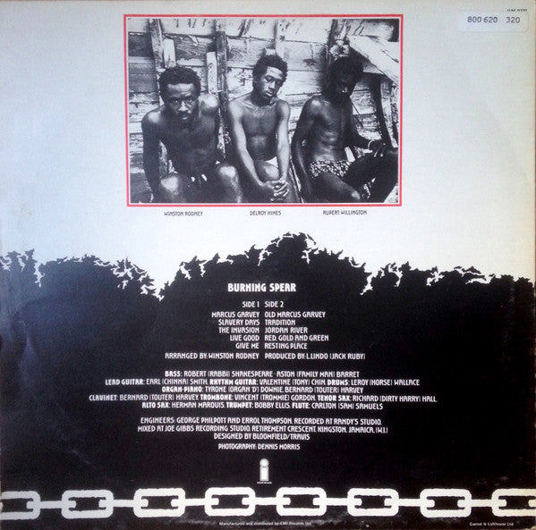 Burning Spear : Marcus Garvey (LP, Album, RE, Day)