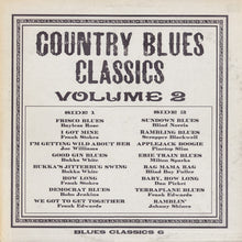 Various : Country Blues Classics Volume 2 (LP, Comp)