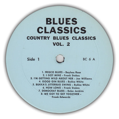 Various : Country Blues Classics Volume 2 (LP, Comp)