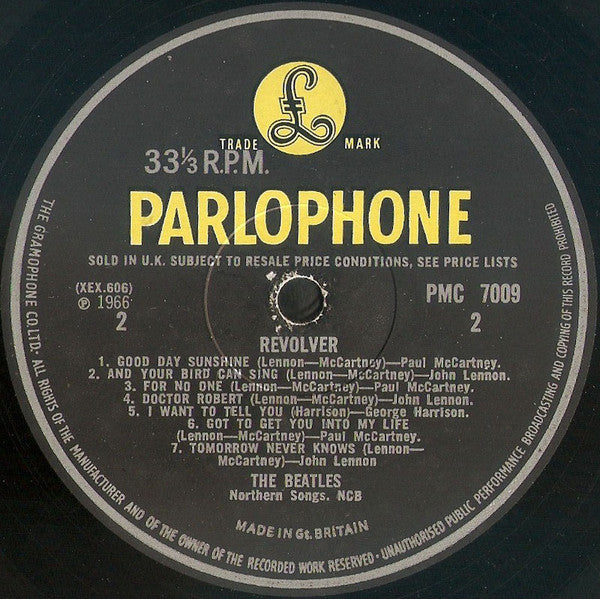 The Beatles : Revolver (LP, Album, Mono, 2nd)