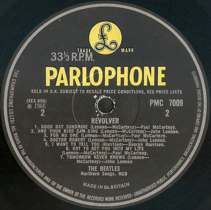 The Beatles : Revolver (LP, Album, Mono, 2nd)