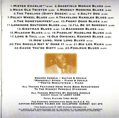 Kokomo Arnold : Old Original Kokomo Blues (CD, Comp)