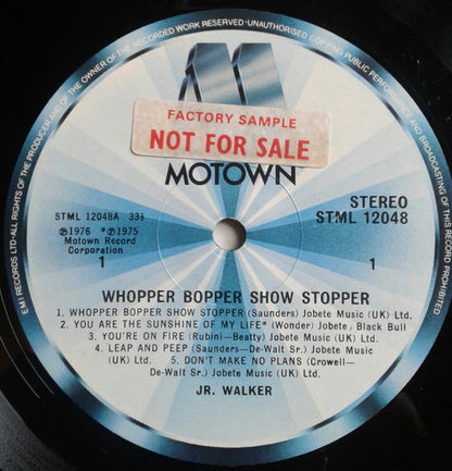 Junior Walker : Whopper Bopper Show Stopper (LP, Album)