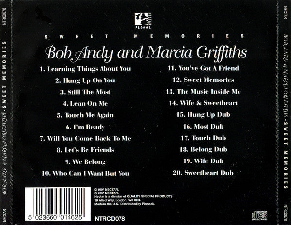 Bob Andy & Marcia Griffiths* : Sweet Memories (CD, Album)
