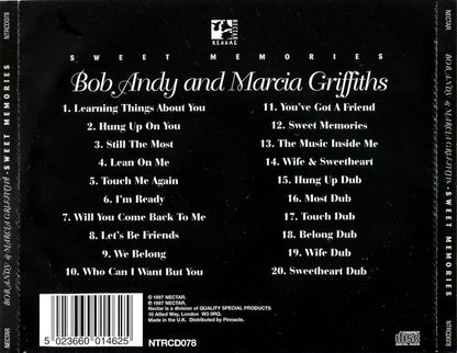 Bob Andy & Marcia Griffiths* : Sweet Memories (CD, Album)