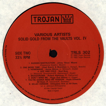 Various : "Solid Gold" From The Vaults Volume 4 (LP, Comp)