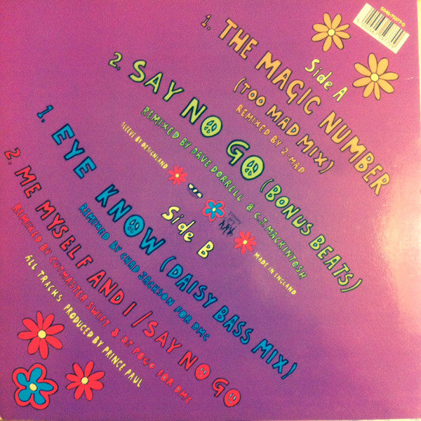 De La Soul : The Magic Number / Say No Go / Eye Know / Me Myself And I (4 New Remixes) (12", RP)