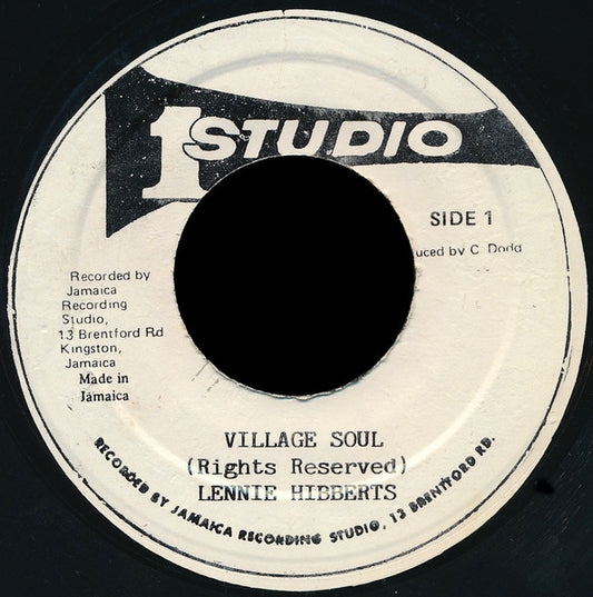 Lennie Hibbert : Village Soul (7", RP)