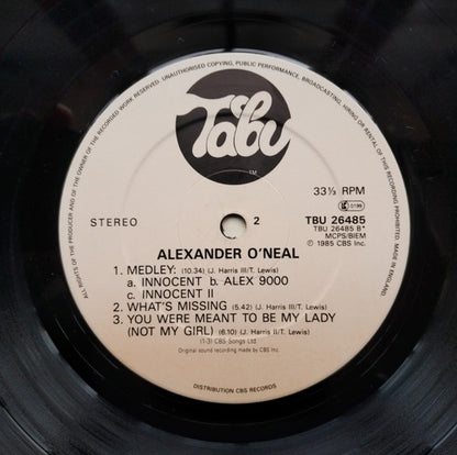 Alexander O'Neal : Alexander O'Neal (LP, Album)
