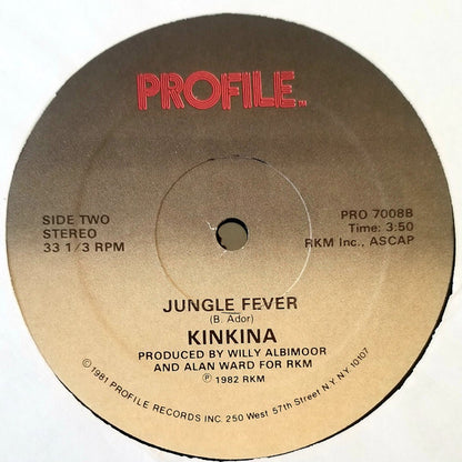 Kinkina : Jungle Fever (12", Single)