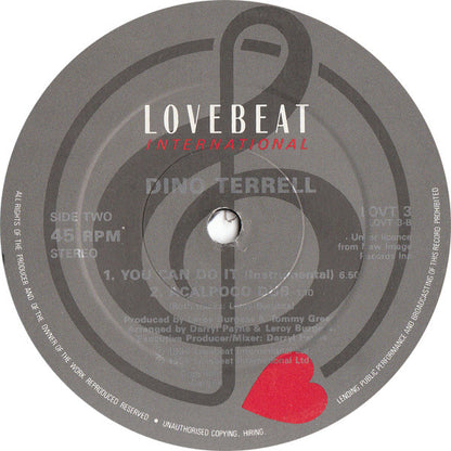 Dino Terrell : You Can Do It (It's So Easy) (12")