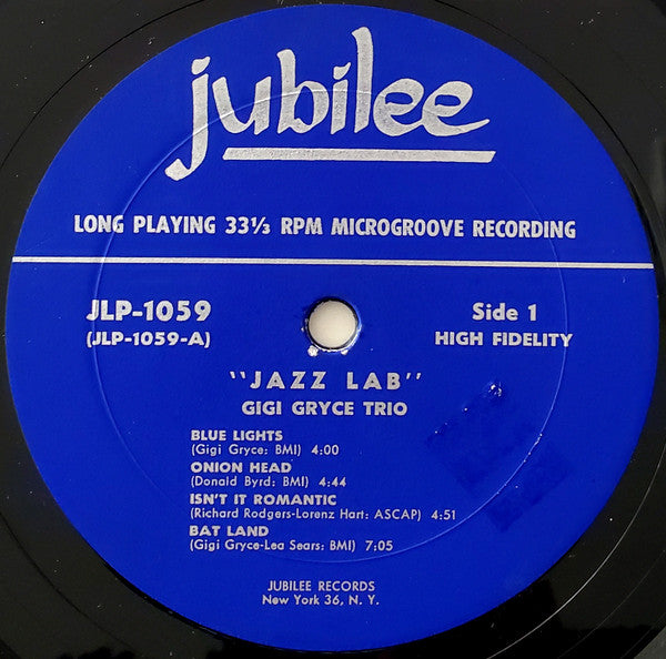 Gigi Gryce / Donald Byrd : Jazz Lab (LP, Album, Mono)