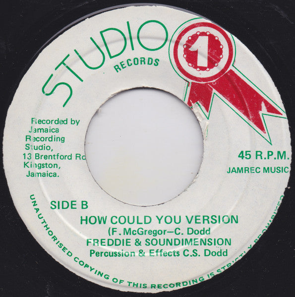 Freddie McGregor : How Could You Leave (7")