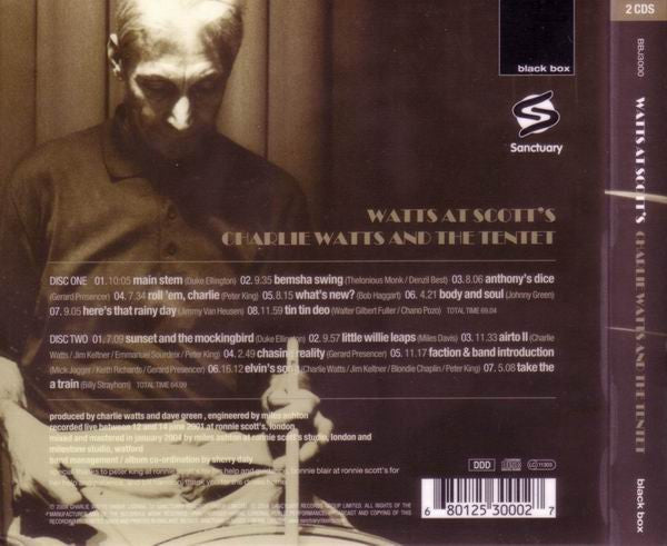Charlie Watts And The Tentet : Watts At Scott's (2xCD)