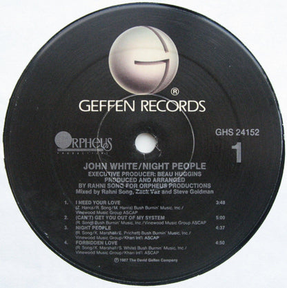 John White (2) : Night People (LP, Album)