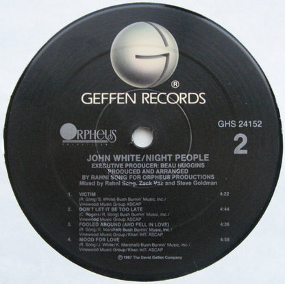 John White (2) : Night People (LP, Album)