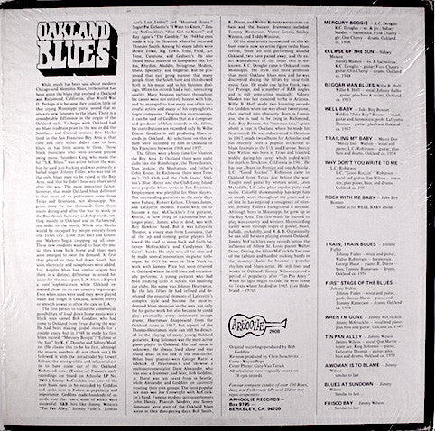 Various : Oakland Blues (LP, Comp)