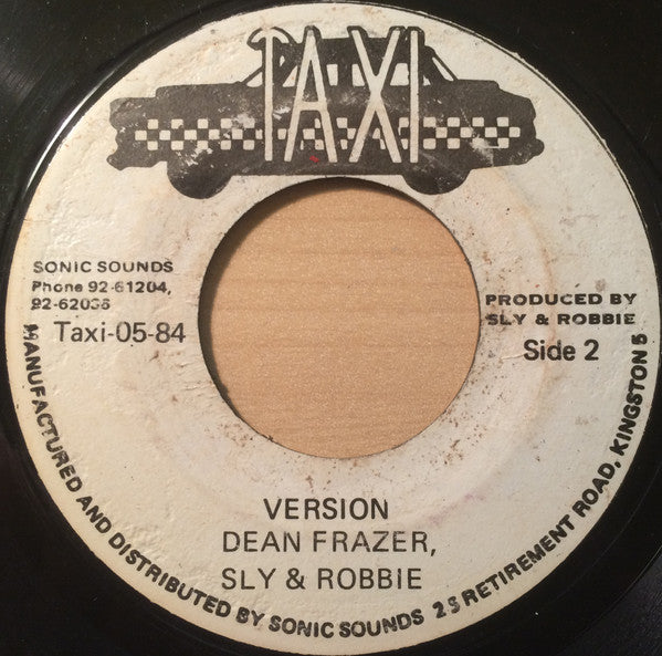 Dean Fraser / Sly & Robbie : Rent A Car (7")