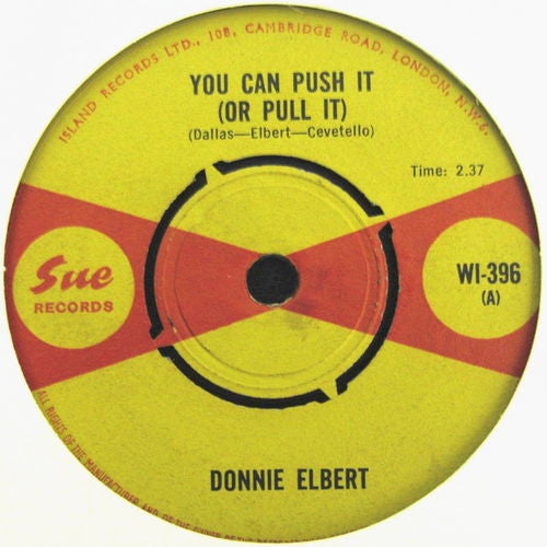 Donnie Elbert : You Can Push It (Or Pull It) (7")