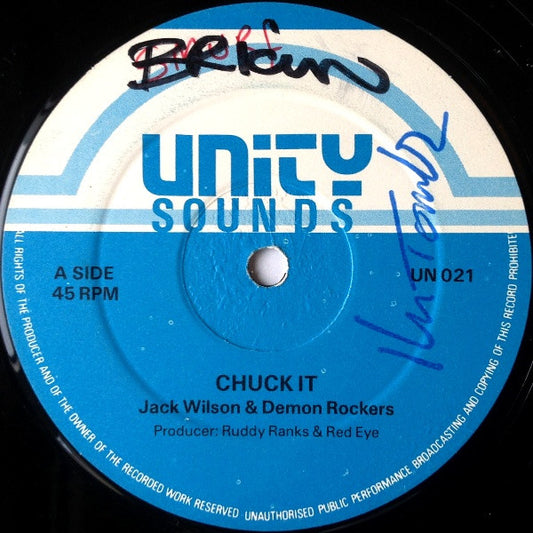 Jack Wilson (2) & Deman Rockers / Mikey Murka : Chuck It / Get Up And Dance (12")
