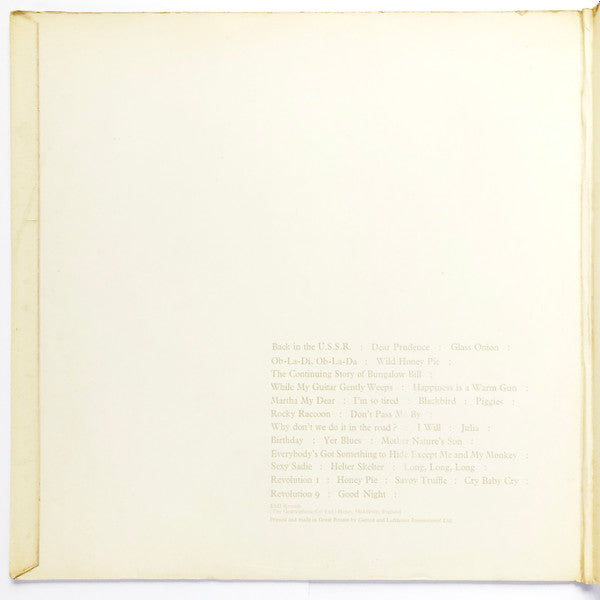 The Beatles : The Beatles (2xLP, Album, Mono, M/Print, Num, Gat)