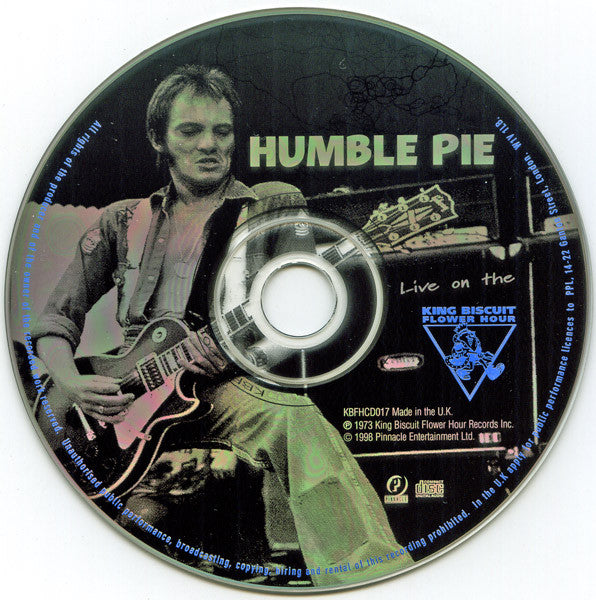 Humble Pie : Live On The King Biscuit Flower Hour (CD, Album, RM)