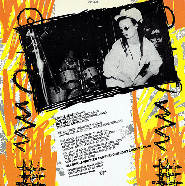 Culture Club : Do You Really Want To Hurt Me (12", Single, CBS)