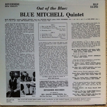 Blue Mitchell : Out Of The Blue (LP, Album, Mono, RE)