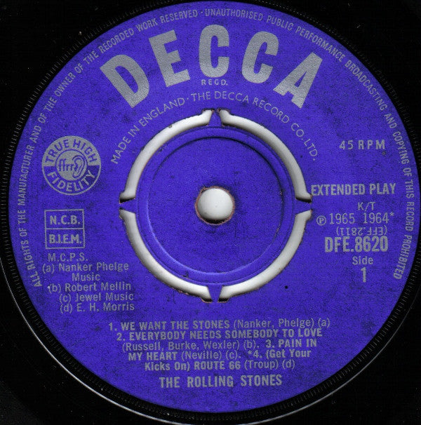 The Rolling Stones : Got Live If You Want It! (7", EP, Mono)