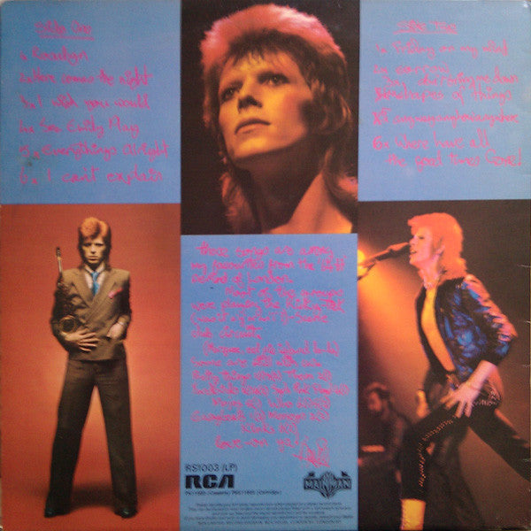 David Bowie : Pinups (LP, Album, RP, Bla)