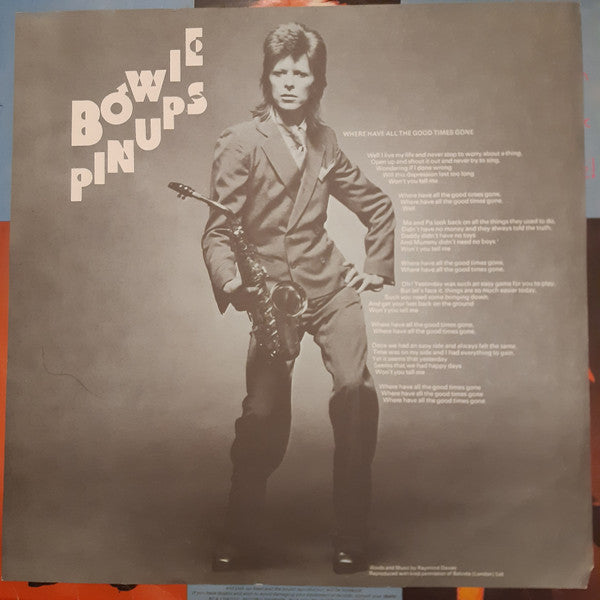 David Bowie : Pinups (LP, Album, RP, Bla)