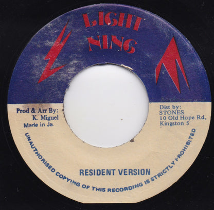 Sugar Minott : In The Resident (7")