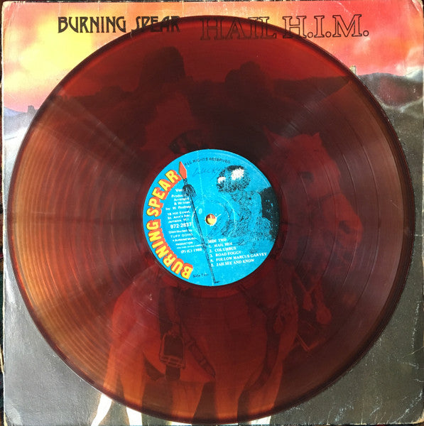 Burning Spear : Hail H.I.M. (LP, Album, Ltd, Red)