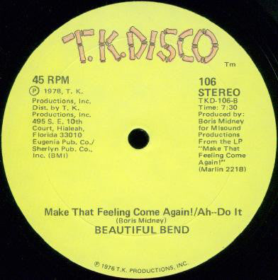 Beautiful Bend : That's The Meaning/Boogie Motion / Make That Feeling Come Again!/Ah--Do It (12")