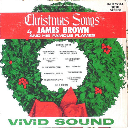 James Brown & The Famous Flames : Sing Christmas Songs (LP, Album)