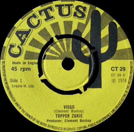 Tapper Zukie : Viego / Message To Pork Eaters  (7", Single)