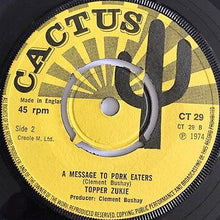 Tapper Zukie : Viego / Message To Pork Eaters  (7", Single)