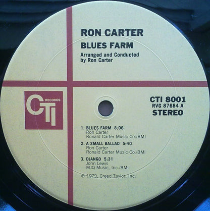 Ron Carter : Blues Farm (LP, Album, RE)