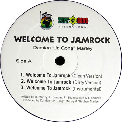 Damian Marley : Welcome To Jamrock / Lyrical .44 (Dancehall Remix) (12")