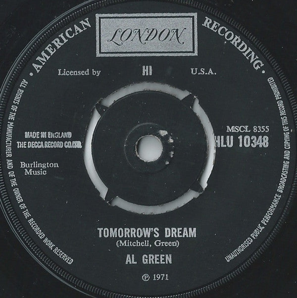 Al Green : Let's Stay Together (7", Single)
