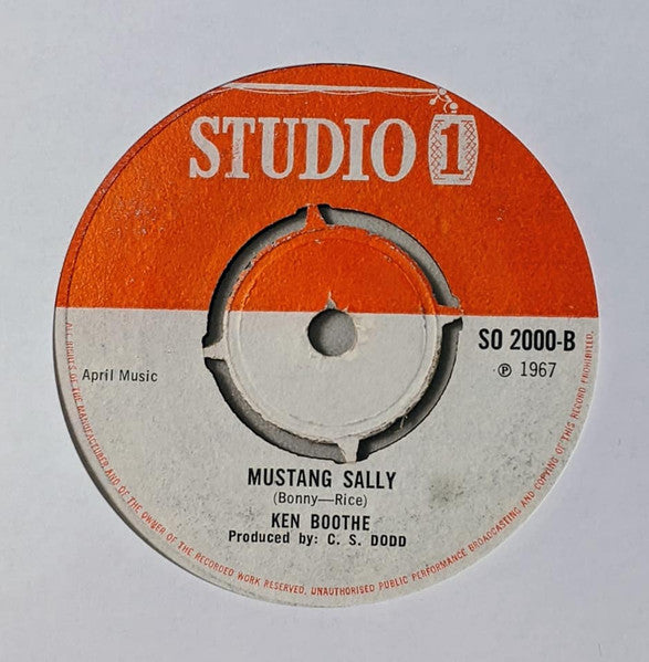 Ken Boothe : Feel Good  (7")