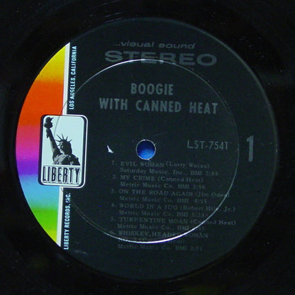 Canned Heat : Boogie With Canned Heat (LP, Album, Ind)