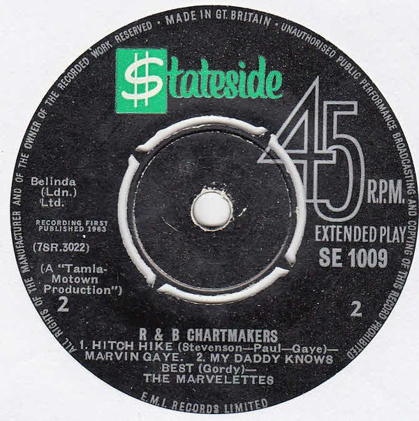 Various : R & B Chartmakers  (7", EP, Mono)