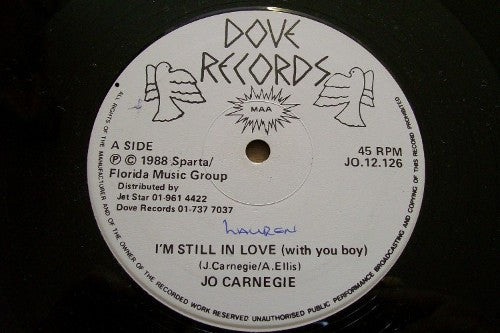 Jo Carnegie : I'm Still In Love (With You Boy) (12")