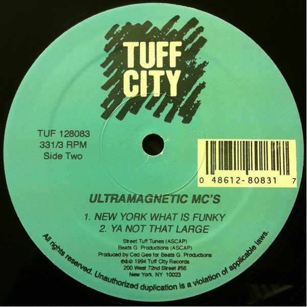 Ultramagnetic MC's Featuring Kool Keith : I'm F**kin' Flippin' (12", RE, Unofficial)
