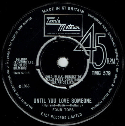 Four Tops : Reach Out I'll Be There (7", Single, 4-P)