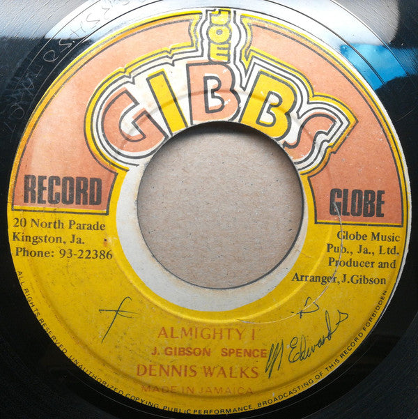 Dennis Walks / The Mighty Two : Almighty I / Forgive Them Rasta (7", Single)